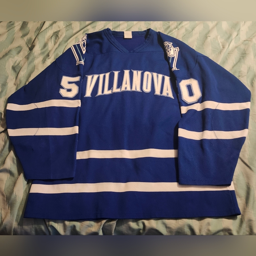 Villanova College Vintage Hockey Jersey Men's Size‎ 2XL